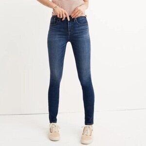Madewell 10" High-Rise Skinny Jeans in Danny Wash Size 25